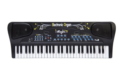 Duże organki, pianinko, keyboard z mikrofonem, 54 klawisze