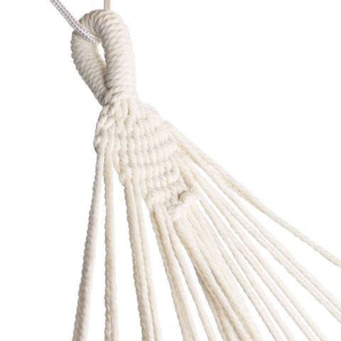 Dwuosobowy hamak ogrodowy bujak huśtawka leżak 200x150cm boho grafitowy