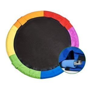 Huśtawka ogrodowa Bocianie Gniazdo XL, 100 cm, 150 kg, multikolor, kolorowe chorągiewki