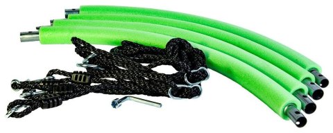 Huśtawka ogrodowa Bocianie Gniazdo XL, 100 cm, 150 kg, multikolor, kolorowe chorągiewki