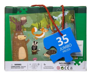Puzzle układanka XXL dla dzieci 35 elementów, LAS