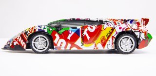 Samochód sportowy ze światłami zdalnie sterowany