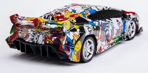 Samochód sportowy ze światłami zdalnie sterowany