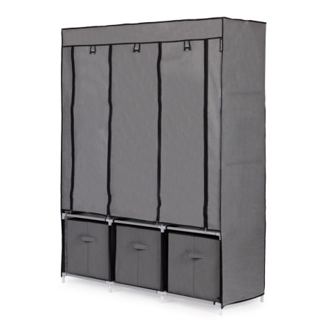 Składana szafa tekstylna, materiałowa garderoba XXL z szufladami