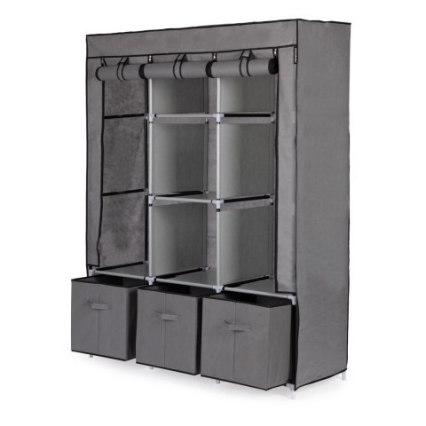 Składana szafa tekstylna, materiałowa garderoba XXL z szufladami