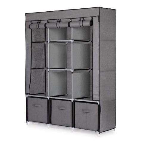 Składana szafa tekstylna, materiałowa garderoba XXL z szufladami