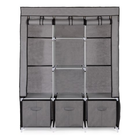 Składana szafa tekstylna, materiałowa garderoba XXL z szufladami