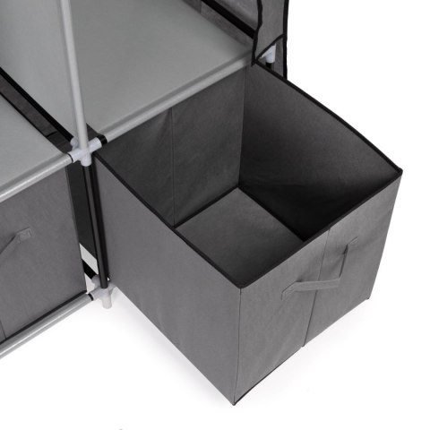 Składana szafa tekstylna, materiałowa garderoba XXL z szufladami