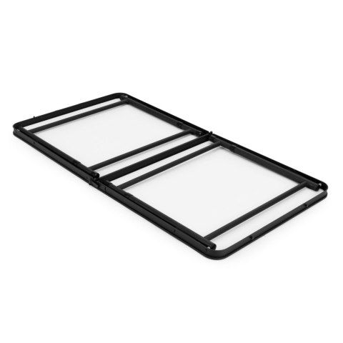 Stolik turystyczny stół składany ogrodowy walizka z uchwytem do przenoszenia i regulacją wysokości 120x60x70 cm bordowy