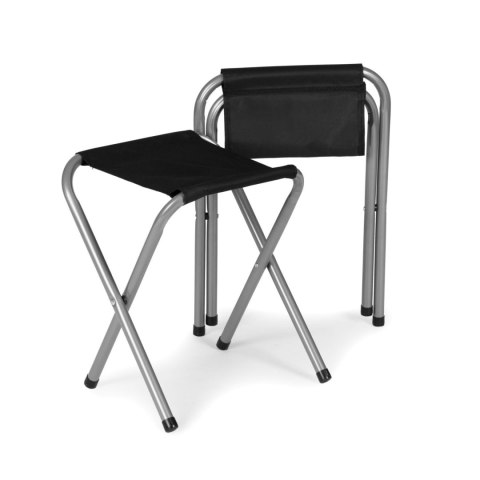 Stolik turystyczny stół składany ogrodowy walizka z uchwytem do przenoszenia i regulacją wysokości i zestawem 4 krzesełek 120x60