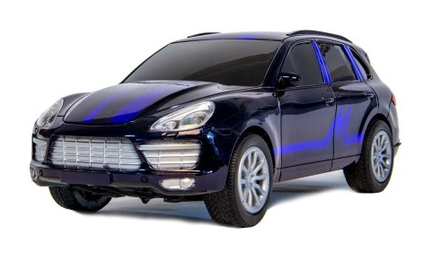 Szybki samochód zdalnie sterowany przyciemniane szyby, niebieskia grafika