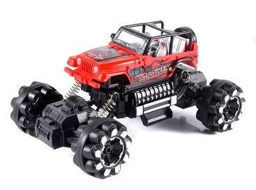 Auto terenowe zdalnie sterowane Brave czerwone