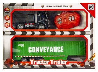 Ciężarówka zdalnie sterowana, czarna kabina