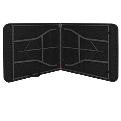 Duży stół składany ogrodowy cateringowy bankietowy 180cm czarny