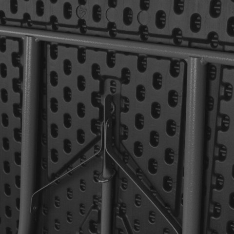 Duży stół składany ogrodowy cateringowy bankietowy 180cm czarny