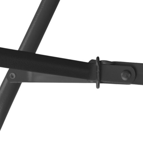 Duży stół składany ogrodowy cateringowy bankietowy 180cm czarny