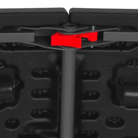 Duży stół składany ogrodowy cateringowy bankietowy 180cm czarny