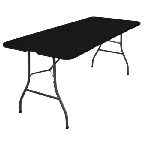 Duży stół składany ogrodowy cateringowy bankietowy 180cm czarny