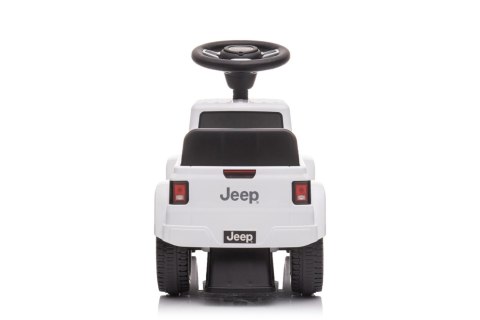 Jeździk odpychacz pchacz z dźwiękiem Jeep auto dla dziecka biały