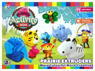 Masa plastyczna afrykańskie zwierzęta