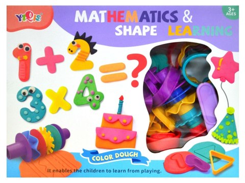 Masa plastyczna - ciastolina cyfry