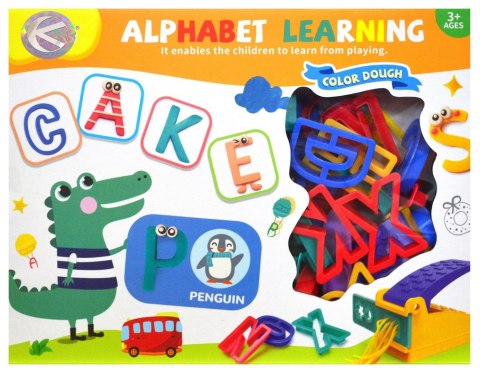 Masa plastyczna - ciastolina literki