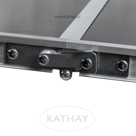 Stolik turystyczny stół składany ogrodowy walizka z uchwytem do przenoszenia i regulacją wysokości i zestawem 4 krzesełek 120x60