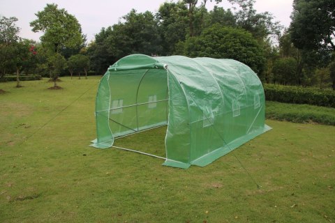 Tunel ogrodowy foliowy szklarnia folia 4x2,5x2m 10m2