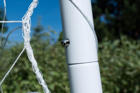 Duża metalowa bramka piłkarska z siatką mocna treningowa do gry w piłkę nożną 300 cm