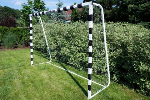 Duża metalowa bramka piłkarska z siatką mocna treningowa do gry w piłkę nożną 300 cm