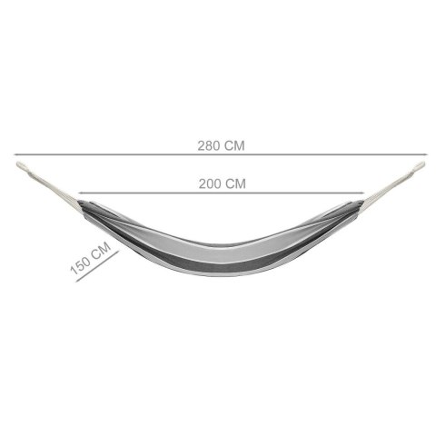 Dwuosobowy hamak ogrodowy ze stelażem /bujak / huśtawka stelaż do hamaka