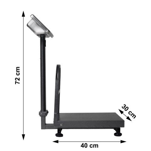 Elektroniczna waga magazynowa sklepowa platformowa towarowa przemysłowa LCD