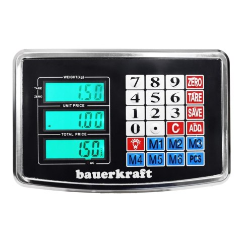 Elektroniczna waga magazynowa sklepowa platformowa towarowa przemysłowa LCD