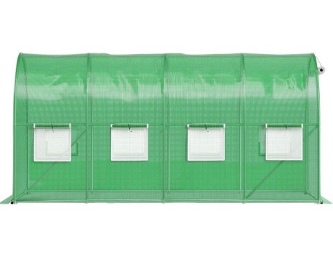 FOLIA ZAMIENNA zielona 4x2x2 8m² tunel ogrodowy foliowy szklarnia 2 wejścia