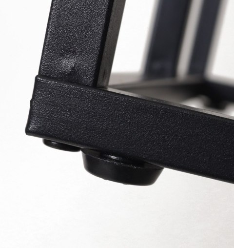 Kwietnik stojący metalowy piętrowy stojak na 4 kwiaty regał dąb antyczny