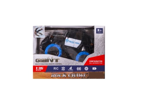 Małe auto terenowe zdalnie sterowane POLICJA