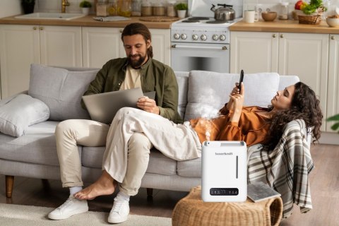 Nawilżacz powietrza filtr UV aromaterapia pilot timer Bauerkraft