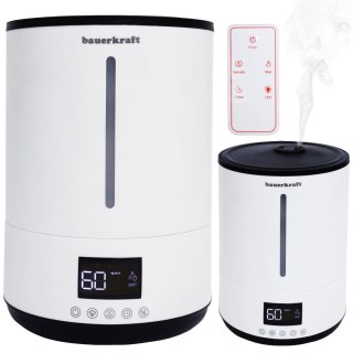 Nawilżacz powietrza filtr odkamieniający aromaterapia pilot timer podświetlenie Bauerkraft