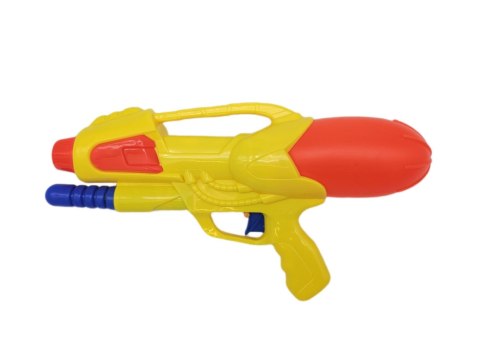 Pistolet na wodę 29 cm z pompką, żółty