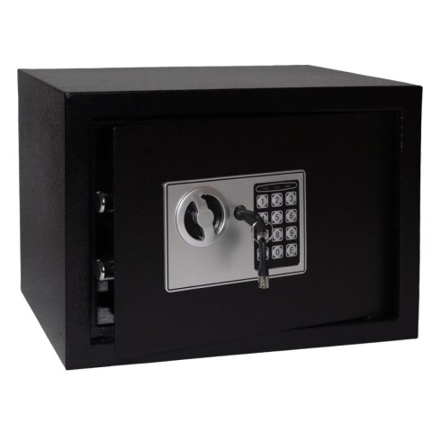 Sejf domowy biurowy zamek elektroniczny szyfrowy kluczyk kod XXL 35x25x25 cm