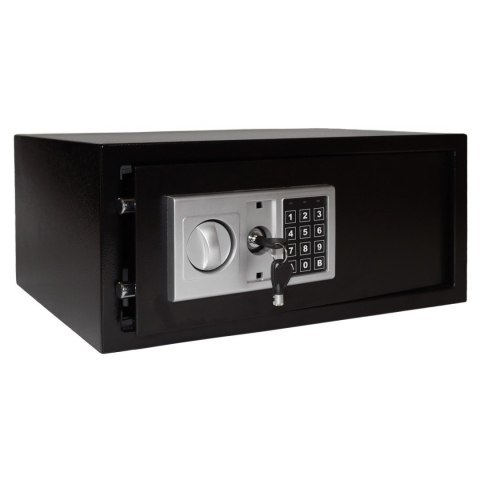 Sejf domowy biurowy zamek elektroniczny szyfrowy kluczyk kod XXL 43x35x21