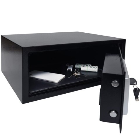 Sejf domowy biurowy zamek elektroniczny szyfrowy kluczyk kod XXL 43x35x21