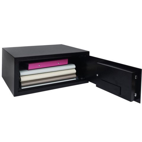 Sejf domowy biurowy zamek elektroniczny szyfrowy kluczyk kod XXL 43x35x21