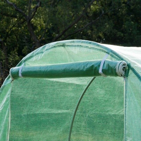 Tunel ogrodowy foliowy szklarnia folia 6x3x2m 18m2 zielony