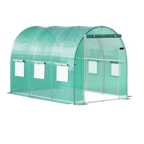 Tunel ogrodowy foliowy szklarnia folia do uprawy roślin 3x2x2m 6m2