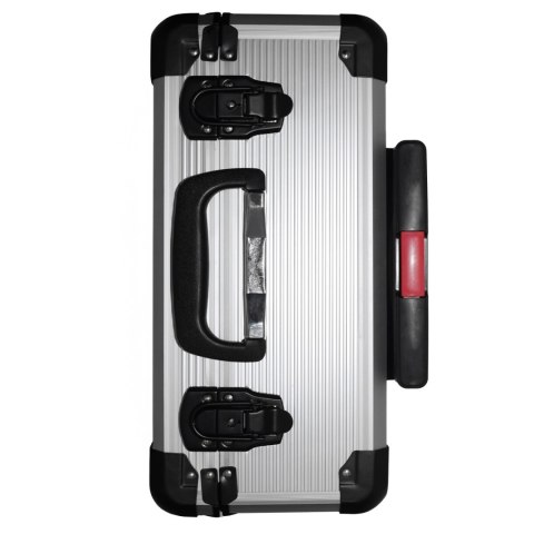 Duży zestaw narzędzi metalowa walizka na kółkach narzędziowa 189 elementów klucze wkrętaki bity