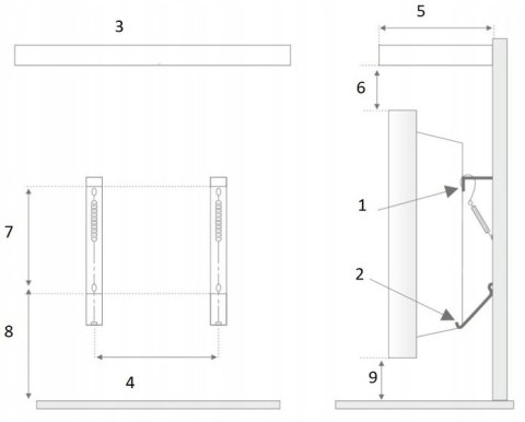Elektryczny grzejnik naścienny WARMTEC EWX-2500W