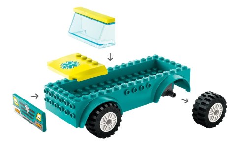 60403 - LEGO City - Karetka i snowboardzista