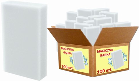 Magiczna Gąbka 100x60x15mm - 100 szt.