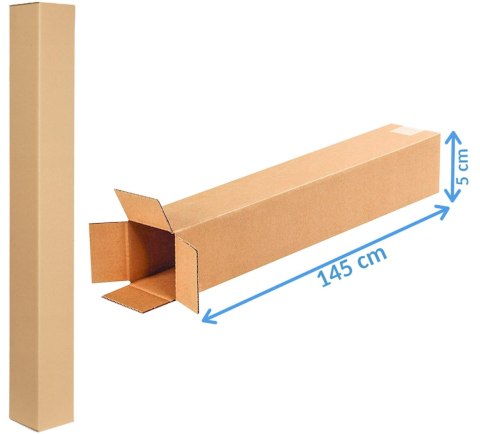 Tuba Kartonowa 50x50x1450mm 3W 400g/m2 - 1 szt.